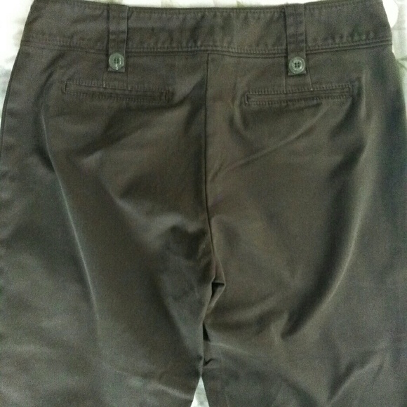 Apt. 9 "Maxwell" Crop Pants, Size 8, Chocolate - Picture 6 of 7